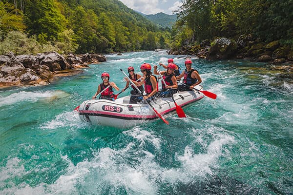 Rafting on the Drina